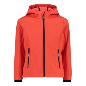 Cmp Fix Hood 3a29385n Softshell Jacket Naranja 8 Years Niño