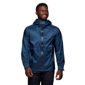 Black Diamond Treeline Rain Jacket Azul M Hombre