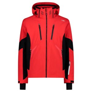 Cmp Zip Hood 32w0127 Softshell Jacket Rojo 3XL Hombre