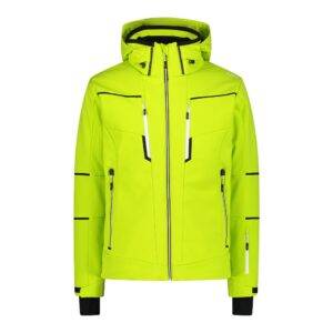 Cmp Zip Hood 32w0147 Softshell Jacket Amarillo 2XL Hombre