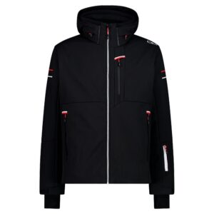 Cmp Zip Hood 32w0157 Softshell Jacket Negro XL Hombre