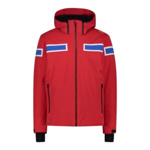 Cmp Zip Hood 32w0177 Softshell Jacket Rojo L Hombre