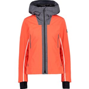 Cmp Fix Hood 31w0036 Jacket Naranja 3XL Mujer