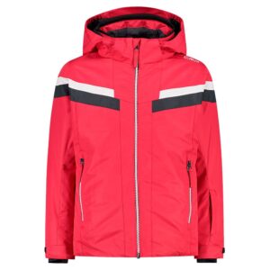 Cmp Snaps Hood 32w0075 Softshell Jacket Rojo 12 Years Niño