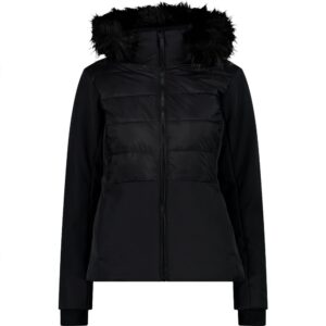 Cmp Zip Hood 31w0066f Jacket Negro L Mujer