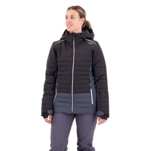 Cmp Zip Hood 31w0226 Jacket Negro S Mujer