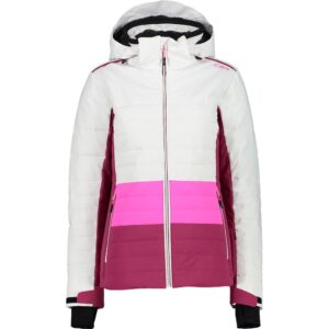 Cmp Zip Hood 31w0226 Jacket Blanco,Rosa XL Mujer