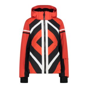 Cmp Zip Hood 32w0256 Jacket Rojo M Mujer