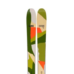 Line Outline Alpine Skis Multicolor 178