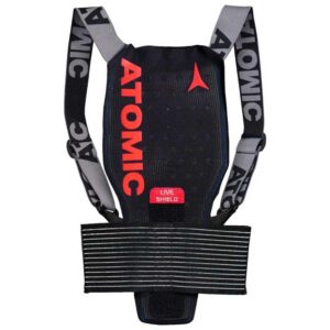 Atomic Live Shield Junior Back Protector Negro S