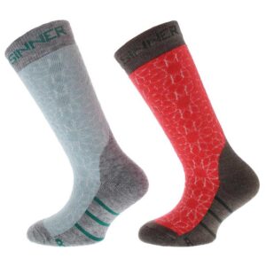 Sinner Stars Socks 2 Pairs Rojo,Azul EU 35-38 Niño
