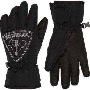 Rossignol Rooster Gloves Negro 10 Years Niño