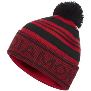 Black Diamond Pom Beanie Rojo,Negro Hombre