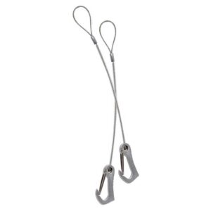 Black Diamond Clipwire Ski Leash Plateado