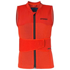 Atomic Live Shield Amid Vest Junior Rojo S