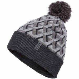 Black Diamond Pom Beanie Gris Hombre