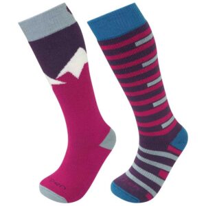 Lorpen T1 Merino Ski Socks 2 Pairs Multicolor EU 31-34 Niño