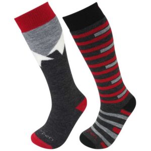 Lorpen T1 Merino Ski Socks 2 Pairs Multicolor EU 27-30 Niño