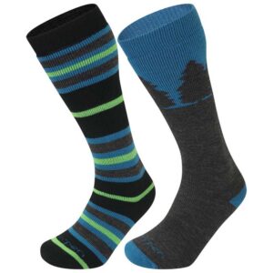 Lorpen T1 Ski/snowboard Merino Socks 2 Pairs Azul EU 47-50 Hombre