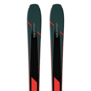 Salomon Xdr 88 Ti+warden Mnc 13 Oil Green C90 Alpine Skis Pack Gris 172