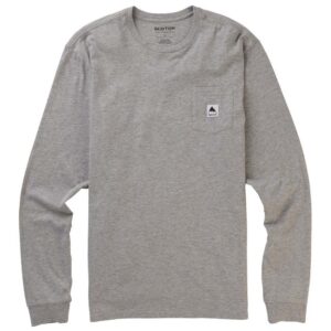 Burton Colfax Long Sleeve T-shirt Gris S Hombre