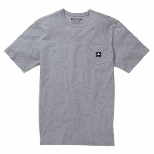 Burton Colfax Short Sleeve T-shirt Gris XL Hombre