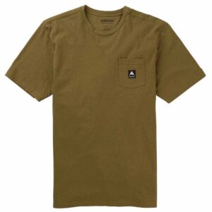 Burton Colfax Short Sleeve T-shirt Verde M Hombre