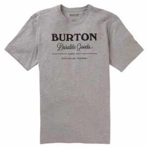 Burton Durable Goods Short Sleeve T-shirt Gris S Hombre