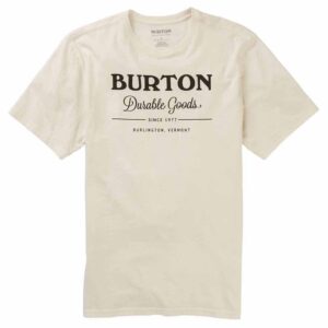Burton Durable Goods Short Sleeve T-shirt Blanco 2XS Hombre