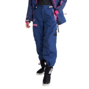 Superdry Slalom Slice Ski Pants Azul M Mujer