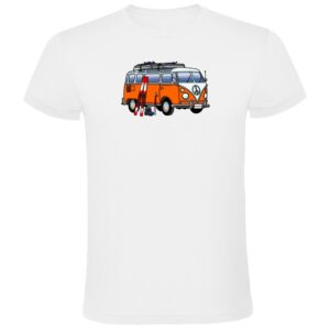 Kruskis Hippie Van Ski Short Sleeve T-shirt Blanco M Hombre