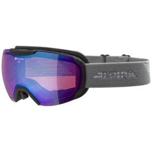 Alpina Snow Pheos Qhm Ski Goggles Negro Blue/CAT2