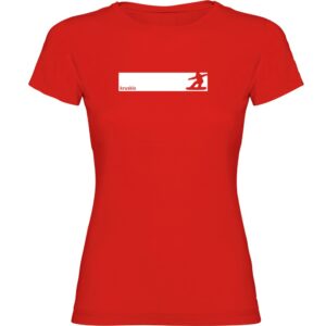 Kruskis Snowboarding Frame Short Sleeve T-shirt Rojo S Mujer