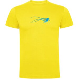 Kruskis Ski Estella Short Sleeve T-shirt Amarillo L Hombre
