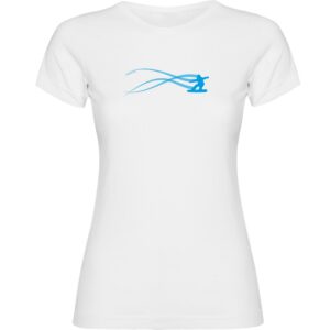 Kruskis Snowboarding Estella Short Sleeve T-shirt Blanco 2XL Mujer