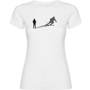 Kruskis Ski Shadow Short Sleeve T-shirt Blanco M Mujer