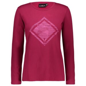 Cmp 38u3186 Long Sleeve T-shirt Rosa XL Mujer
