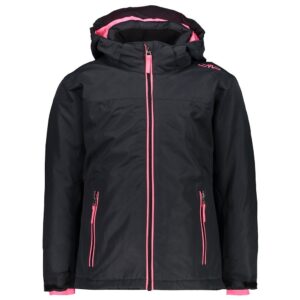 Cmp Snaps Hood 39w2085 Jacket Negro 12 Years Niño