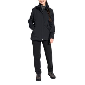 Vaude Rosemoor 3in1 Detachable Jacket Negro 42 Mujer