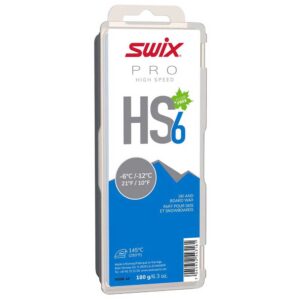 Swix Hs6 -6ºc/-12ºc 180 G Board Wax Blanco,Azul