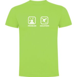 Kruskis Problem Solution Ski Short Sleeve T-shirt Verde 2XL Hombre