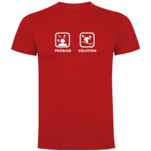 Kruskis Problem Solution Ski Short Sleeve T-shirt Rojo 2XL Hombre