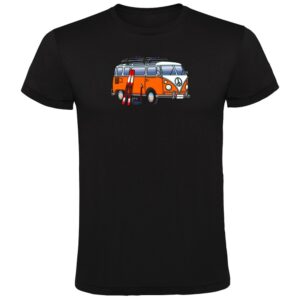 Kruskis Hippie Van Ski Short Sleeve T-shirt Negro S Hombre
