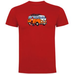 Kruskis Hippie Van Ski Short Sleeve T-shirt Rojo 2XL Hombre