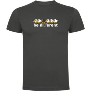 Kruskis Be Different Ski Short Sleeve T-shirt Gris L Hombre