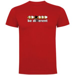 Kruskis Be Different Ski Short Sleeve T-shirt Rojo 2XL Hombre