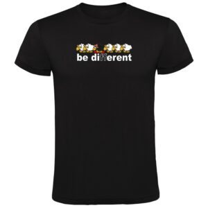 Kruskis Be Different Snowboarding Short Sleeve T-shirt Negro M Hombre