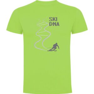 Kruskis Ski Dna Short Sleeve T-shirt Verde XL Hombre