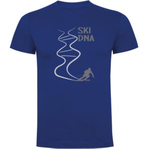 Kruskis Ski Dna Short Sleeve T-shirt Azul S Hombre