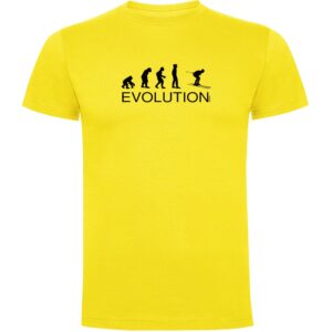 Kruskis Evolution Ski Short Sleeve T-shirt Amarillo S Hombre